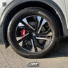 JBTブレーキキャリパーキット：PEUGEOT 2008GT：4POT（SP4P）+2ピース330mmスリットローター＋ブラケット＋パッド＋ブレーキホース：フロントフルセット：全9色
