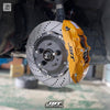 JBTブレーキキャリパーキット：NISSAN Altima：4POT（SP4P）+2ピース355mmスリットローター＋ブラケット＋パッド＋ブレーキホース：フロントフルセット：全9色