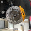 JBTブレーキキャリパーキット：NISSAN Altima：4POT（SP4P）+2ピース355mmスリットローター＋ブラケット＋パッド＋ブレーキホース：フロントフルセット：全9色