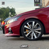 JBTブレーキキャリパーキット：NISSAN Altima：4POT（SP4P）+2ピース355mmスリットローター＋ブラケット＋パッド＋ブレーキホース：フロントフルセット：全9色