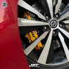 JBTブレーキキャリパーキット：NISSAN Altima：4POT（SP4P）+2ピース355mmスリットローター＋ブラケット＋パッド＋ブレーキホース：フロントフルセット：全9色
