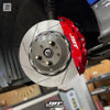 JBTブレーキキャリパーキット：SUBARU WRX：8POT（Z8）+2ピース380mmスリットローター＋ブラケット＋パッド＋ブレーキホース：フロントフルセット：全9色