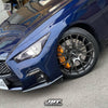 JBTブレーキキャリパーキット：INFINITI Q50 300GT：6POT（RS6P）+2ピース380mmスリットローター＋ブラケット＋パッド＋ブレーキホース：フロントフルセット：全9色