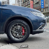 JBTブレーキキャリパーキット：MITSUBISHI Outlander：4POT（SP4P）+2ピース355mmスリットローター＋ブラケット＋パッド＋ブレーキホース：フロントフルセット：全9色
