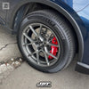 JBTブレーキキャリパーキット：MITSUBISHI Outlander：4POT（SP4P）+2ピース355mmスリットローター＋ブラケット＋パッド＋ブレーキホース：フロントフルセット：全9色