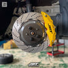 JBTブレーキキャリパーキット：TOYOTA Prius PHEV：4POT（SP4P）+2ピース355mmスリットローター＋ブラケット＋パッド＋ブレーキホース：フロントフルセット：全9色
