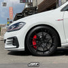 JBTブレーキキャリパーキット：VW Golf GTI：8POT（Z8）+2ピース380mmスリットローター＋ブラケット＋パッド＋ブレーキホース：フロントフルセット：全9色