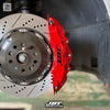 JBTブレーキキャリパーキット：VW Golf GTI：8POT（Z8）+2ピース380mmスリットローター＋ブラケット＋パッド＋ブレーキホース：フロントフルセット：全9色