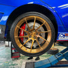 JBTブレーキキャリパーキット：SUBARU WRX：4POT（SP4P）+2ピース380mmスリットローター＋ブラケット＋パッド＋ブレーキホース：フロントフルセット：全9色