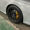 JBTブレーキキャリパーキット：SAAB 95：4POT（SP4P）+2ピース355mmスリットローター＋ブラケット＋パッド＋ブレーキホース：フロントフルセット：全9色