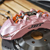 JBTブレーキキャリパーキット：MERCEDES BENZ W205：6POT（RS6P）+2ピース380mmスリットローター＋ブラケット＋パッド＋ブレーキホース：フロントフルセット：全9色