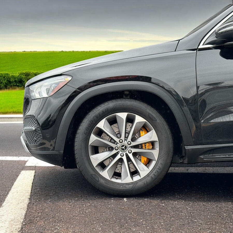 JBTブレーキキャリパーキット：MERCEDES BENZ GLE：8POT（Z8）+2ピース400mmスリットローター＋ブラケット＋パッド＋ブレーキホース：フロントフルセット：全9色