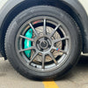 JBTブレーキキャリパーキット：NISSAN Kicks：4POT（JB4P）+2ピース302/330mmスリットローター＋ブラケット＋パッド＋ブレーキホース：フロントフルセット：全9色