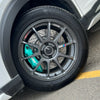 JBTブレーキキャリパーキット：NISSAN Kicks：4POT（JB4P）+2ピース302/330mmスリットローター＋ブラケット＋パッド＋ブレーキホース：フロントフルセット：全9色