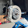 JBTブレーキキャリパーキット：TOYOTA RAV4 IV：4POT（JB4P）+2ピース302/330mmスリットローター＋ブラケット＋パッド＋ブレーキホース：フロントフルセット：全9色