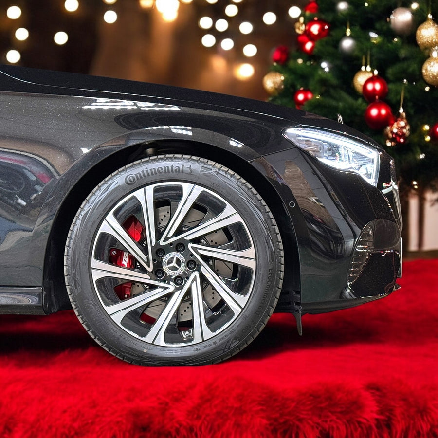 JBTブレーキキャリパーキット：MERCEDES BENZ E300：8POT（Z8）+2ピース380mmスリットローター＋ブラケット＋パッド＋ブレーキホース：フロントフルセット：全9色