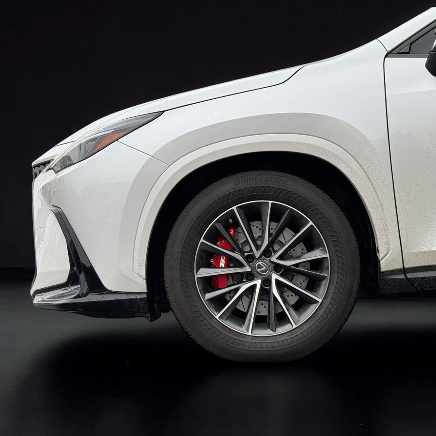 JBTブレーキキャリパーキット：LEXUS NX：4POT（SP4P）+2ピース355mmスリットローター＋ブラケット＋パッド＋ブレーキホース：フロントフルセット：全9色