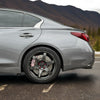 JBTブレーキキャリパーキット：INFINITI Q50：4POT（SP4P）+2ピース380mmスリットローター＋ブラケット＋パッド＋ブレーキホース：フロントフルセット：全9色