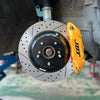 JBTブレーキキャリパーキット：HONDA Civic：4POT（JB4P）+2ピース302/330mmスリットローター＋ブラケット＋パッド＋ブレーキホース：フロントフルセット：全9色
