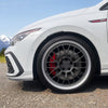 JBTブレーキキャリパーキット：VW Golf GTI：4POT（SP4P）+2ピース355mmスリットローター＋ブラケット＋パッド＋ブレーキホース：フロントフルセット：全9色