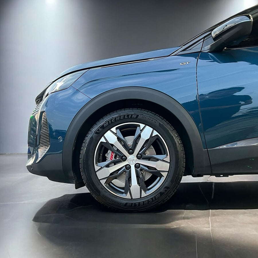 JBTブレーキキャリパーキット：PEUGEOT 3008GT：4POT（SP4P）+2ピース330mmスリットローター＋ブラケット＋パッド＋ブレーキホース：フロントフルセット：全9色