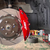 JBTブレーキキャリパーキット：HONDA Civic：4POT（SP4P）+2ピース355mmスリットローター＋ブラケット＋パッド＋ブレーキホース：フロントフルセット：全9色