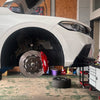 JBTブレーキキャリパーキット：HONDA Civic：4POT（SP4P）+2ピース355mmスリットローター＋ブラケット＋パッド＋ブレーキホース：フロントフルセット：全9色