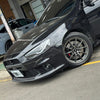 JBTブレーキキャリパーキット：MITSUBISHI Lancer：4POT（SP4P）+2ピース330mmスリットローター＋ブラケット＋パッド＋ブレーキホース：フロントフルセット：全9色