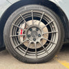 JBTブレーキキャリパーキット：HONDA Civic：4POT（SP4P）+2ピース330mmスリットローター＋ブラケット＋パッド＋ブレーキホース：フロントフルセット：全9色