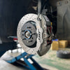 JBTブレーキキャリパーキット：MAZDA 5：4POT（SP4P）+2ピース330mmスリットローター＋ブラケット＋パッド＋ブレーキホース：フロントフルセット：全9色
