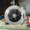 JBTブレーキキャリパーキット：MAZDA 5：4POT（SP4P）+2ピース330mmスリットローター＋ブラケット＋パッド＋ブレーキホース：フロントフルセット：全9色