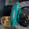 JBTブレーキキャリパーキット：TOYOTA Yaris：4POT（JB4P）+2ピース302/330mmスリットローター＋ブラケット＋パッド＋ブレーキホース：フロントフルセット：全9色