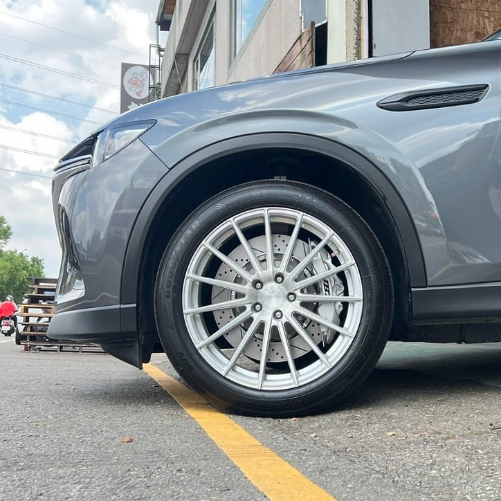 JBTブレーキキャリパーキット：MAZDA CX-60：8POT（Z8）+2ピース400mmスリットローター＋ブラケット＋パッド＋ブレーキホース：フロントフルセット：全9色