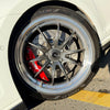 JBTブレーキキャリパーキット：VW Golf 7：4POT（SP4P）+2ピース355mmスリットローター＋ブラケット＋パッド＋ブレーキホース：フロントフルセット：全9色
