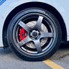 JBTブレーキキャリパーキット：VW Touran：4POT（SP4P）+2ピース355mmスリットローター＋ブラケット＋パッド＋ブレーキホース：フロントフルセット：全9色