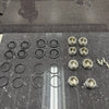 JBTブレーキキャリパーキット：HONDA Civic 8：4POT（JB4P）+2ピース302/330mmスリットローター＋ブラケット＋パッド＋ブレーキホース：フロントフルセット：全9色