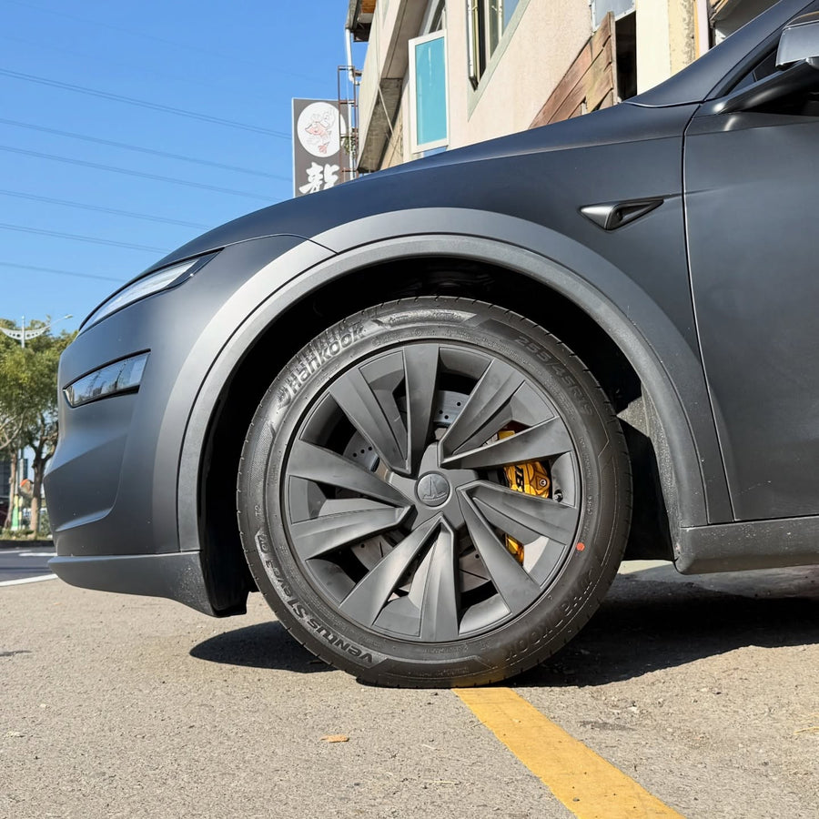 JBTブレーキキャリパーキット：TESLA Model Y：8POT（Z8）+2ピース380mmスリットローター＋ブラケット＋パッド＋ブレーキホース：フロントフルセット：全9色