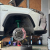 JBTブレーキキャリパーキット：TOYOTA RAV4 V：6POT（RS6P）+2ピース380mmスリットローター＋ブラケット＋パッド＋ブレーキホース：フロントフルセット：全9色
