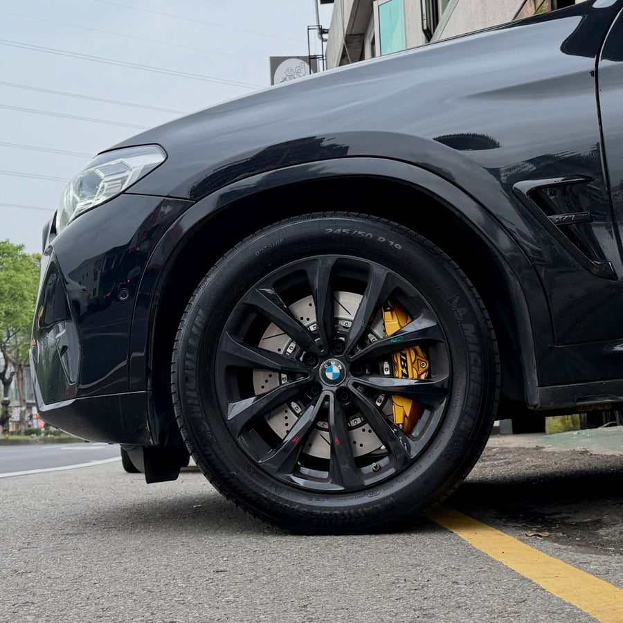 JBTブレーキキャリパーキット：BMW X4：8POT（Z8）+2ピース380mmスリットローター＋ブラケット＋パッド＋ブレーキホース：フロントフルセット：全9色