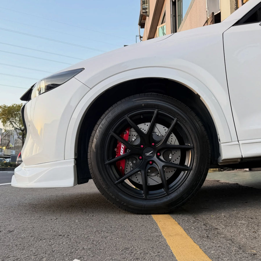JBTブレーキキャリパーキット：MAZDA CX-5：4POT（SP4P）+2ピース380mmスリットローター＋ブラケット＋パッド＋ブレーキホース：フロントフルセット：全9色