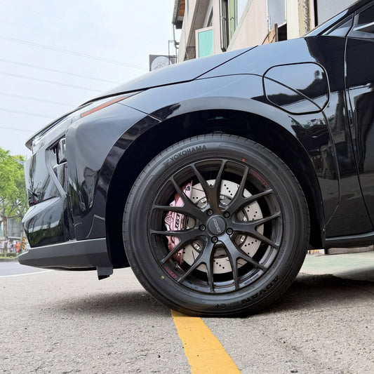 JBTブレーキキャリパーキット：TOYOTA bZ4X PHEV：8POT（Z8）+2ピース380mmスリットローター＋ブラケット＋パッド＋ブレーキホース：フロントフルセット：全9色