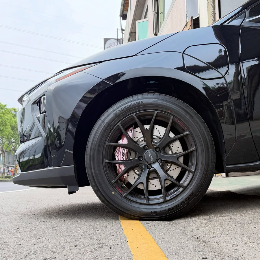 JBTブレーキキャリパーキット：TOYOTA bZ4X PHEV：8POT（Z8）+2ピース380mmスリットローター＋ブラケット＋パッド＋ブレーキホース：フロントフルセット：全9色
