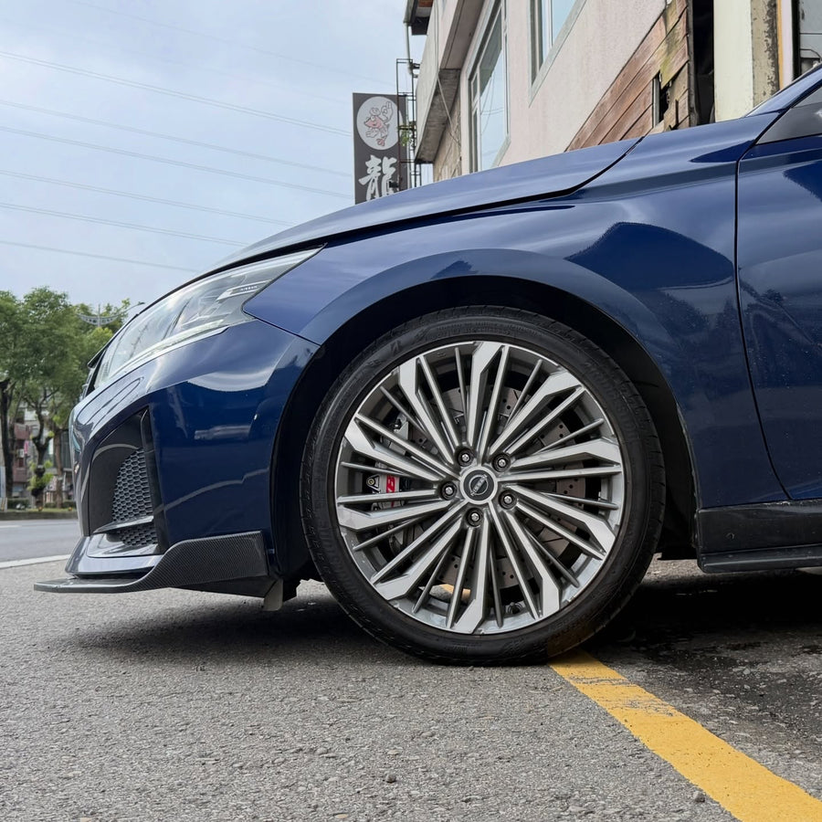 JBTブレーキキャリパーキット：NISSAN Altima：4POT（SP4P）+2ピース380mmスリットローター＋ブラケット＋パッド＋ブレーキホース：フロントフルセット：全9色