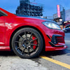 JBTブレーキキャリパーキット：VW Golf 7：8POT（Z8）+2ピース380mmスリットローター＋ブラケット＋パッド＋ブレーキホース：フロントフルセット：全9色