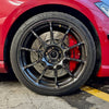 JBTブレーキキャリパーキット：VW Golf 7：8POT（Z8）+2ピース380mmスリットローター＋ブラケット＋パッド＋ブレーキホース：フロントフルセット：全9色