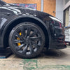 JBTブレーキキャリパーキット：TESLA Model Y：6POT（RS6P）+2ピース400mmスリットローター＋ブラケット＋パッド＋ブレーキホース：フロントフルセット：全9色
