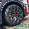 JBTブレーキキャリパーキット：TESLA Model Y：6POT（RS6P）+2ピース400mmスリットローター＋ブラケット＋パッド＋ブレーキホース：フロントフルセット：全9色