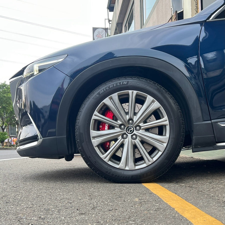 JBTブレーキキャリパーキット：MAZDA CX-9：8POT（Z8）+2ピース400mmスリットローター＋ブラケット＋パッド＋ブレーキホース：フロントフルセット：全9色