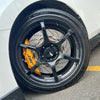 JBTブレーキキャリパーキット：MAZDA 3：4POT（SP4P）+2ピース355mmスリットローター＋ブラケット＋パッド＋ブレーキホース：フロントフルセット：全9色