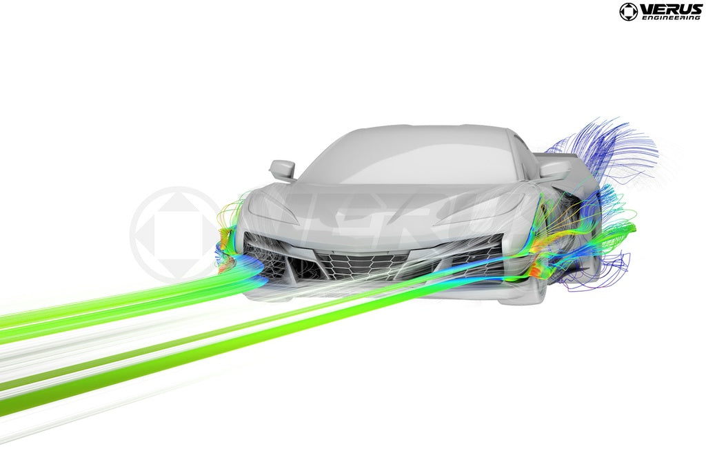 VERUS ENGINEERING(ヴェルスエンジニアリング)A0752A：シボレー・コルベットZ06（C8)：デュアルダイブプレーン（カナード）キット